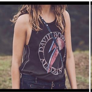 Trunk ltd David Bowie graphic tank